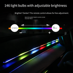 Transform Your Car Interior with App-Controlled RGB LED Lights — Easy Install, Music Sync, Luxury Night Vibes