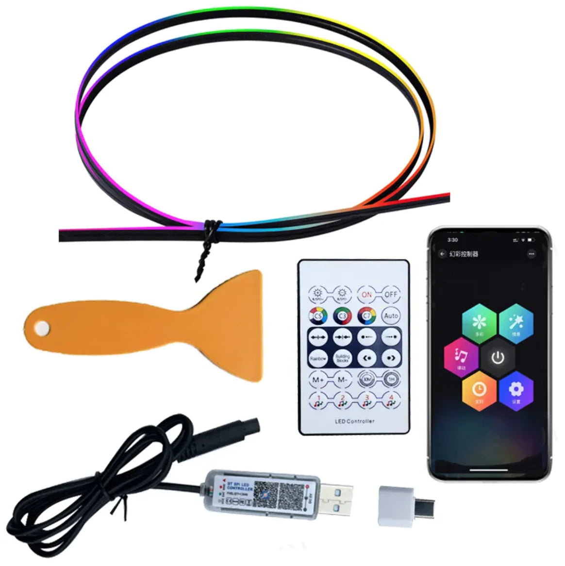 Car interior LED light